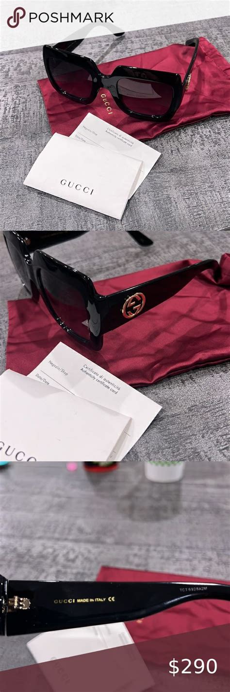 gucci drinking glasses real or fake|Gucci glasses authenticity check.